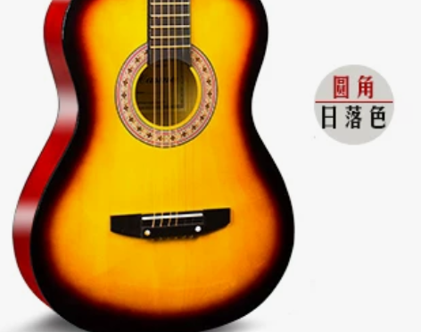 卡斯摩正品38寸吉他民谣吉他木吉他初学者入...