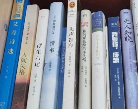正版旧书 《艾青诗选》《人间失格》《情书》...