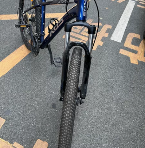 xds喜德胜黑客380，摔过车，链条变形、...