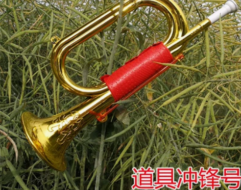 儿童冲锋号道具八路军演出表演军号小号吹号塑...