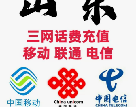 山东移动电信联通三网100元话费充值 可倍...