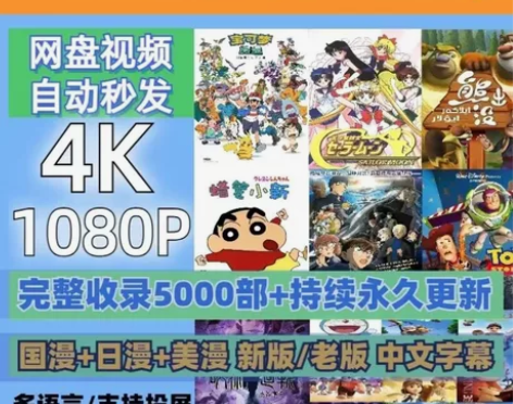 动漫大合集5000部持续更新日漫国漫经典素...