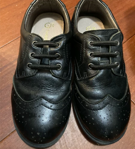 儿童皮鞋 内长19.3 年后发普快轻微穿着...