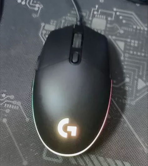 二手罗技G102 游戏鼠标如图所示,二手物...