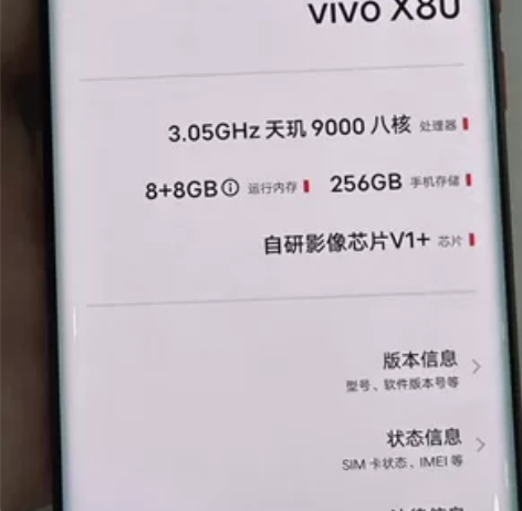 vivox80 8256,国行全原,要的私...