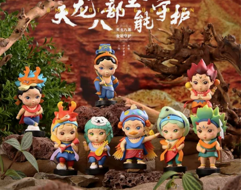 【售完不补】敦煌天龙八部守护盲盒摆件博物馆...