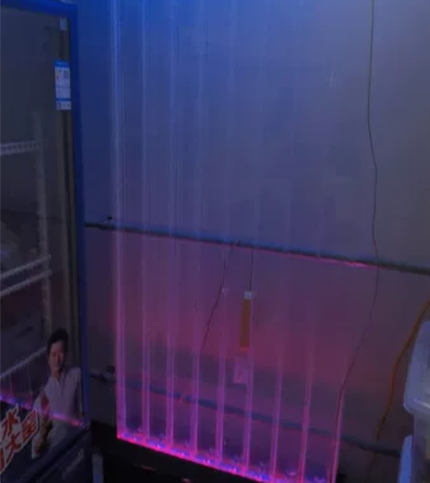 亚克力水幕墙，气泡装饰品放在家里装饰很上档...