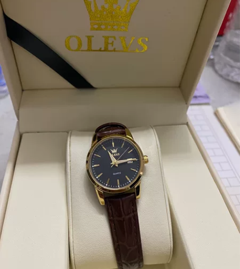 闲置的欧利时 一次也没戴过 正品 有夜光 ...