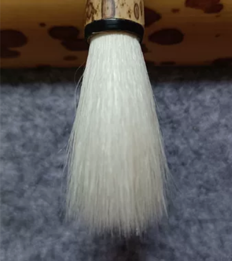 一根尼龙都不加的纯细嫩纯羊毫,湘妃竹满花,...