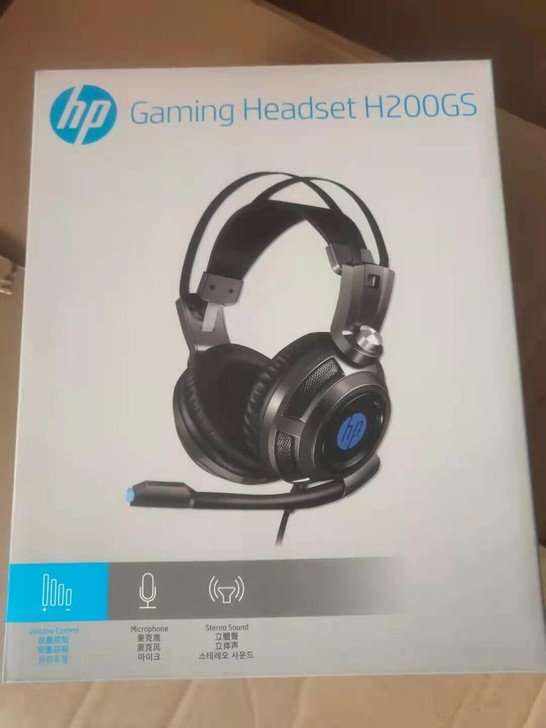惠普 H200 GS电脑耳机 头戴式耳机耳...
