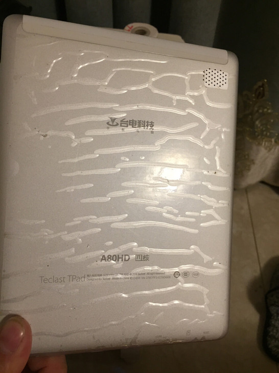 处理台电四核处理器平板一台，速度太慢，看视...