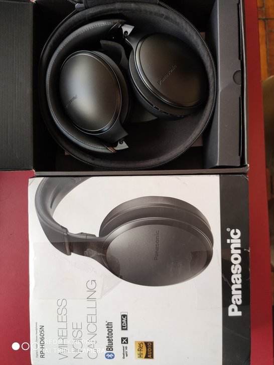 松下HD605蓝牙耳机智能降噪 黑色