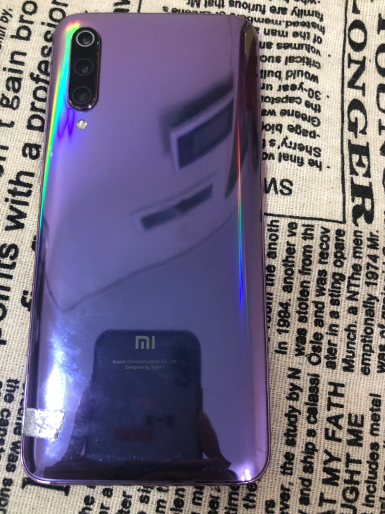小米9 8+128 紫色 全网通4G 手机