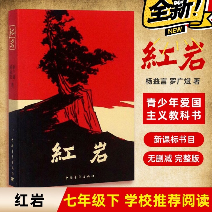 红岩正版原著罗广斌小学生六年级七年级初中生...