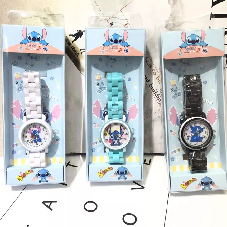 儿童仿陶瓷史迪仔手表，外贸精品，库存清货，...