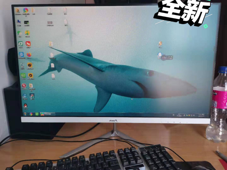 闲置显示器主机办公高配电脑主机,电脑版吃鸡...