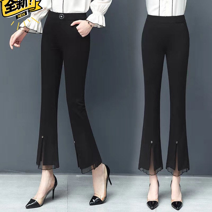 王炸   裤子女2021新款夏季七分裤潮女...