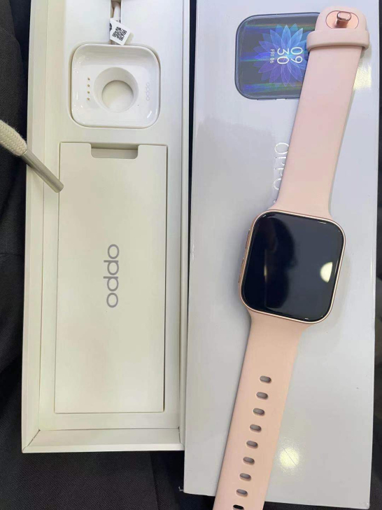 oppo watch表粉色全新