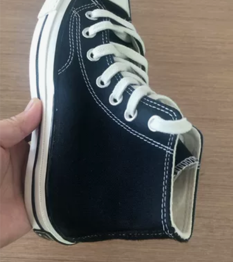 匡威 1970s 经典 黑白色 高帮 帆布...