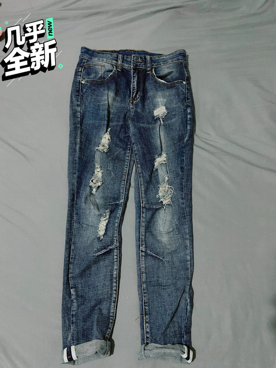 潮流牛仔裤