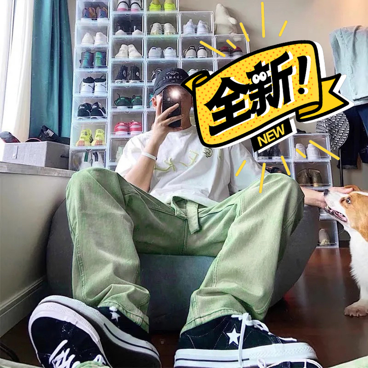 夏季hiphop嘻哈绿色做旧高街欧美式宽松...