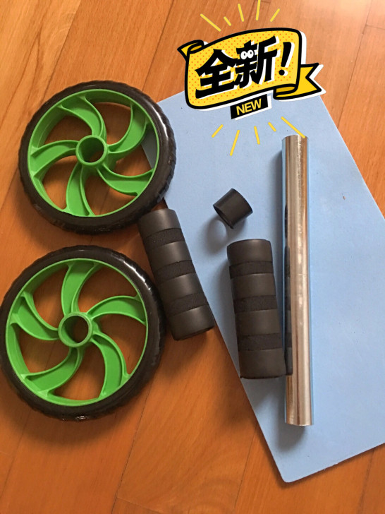 全新包邮健腹轮腹肌轮男女通用收腹健身器初学...