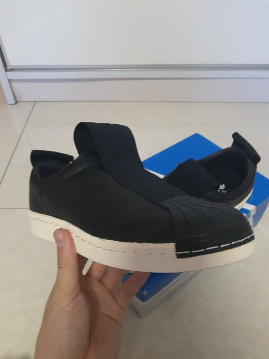 Adidas三叶草Superstar一脚蹬...
