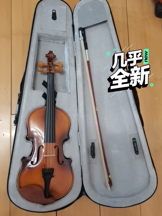 手工实木初学者小提琴成人儿童考级专业级小提...