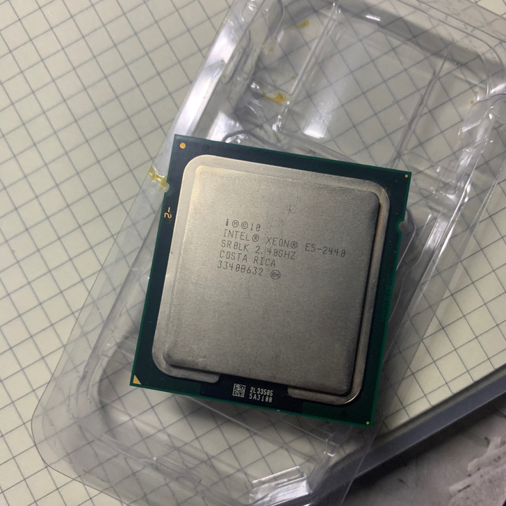 电脑拆机 英特尔 至强 e5 2440 6...