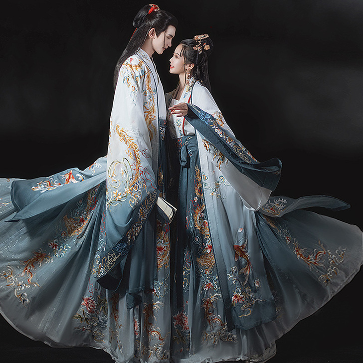 序绘原创 跃龙门 男女款汉服婚服重工刺绣一...