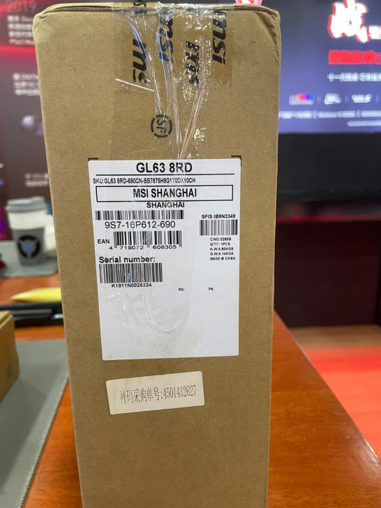 型号:微星GL63 8RD 处理器:I7-...