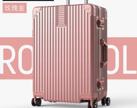 【新年价】行李箱网红拉杆箱女铝框旅行箱万向...