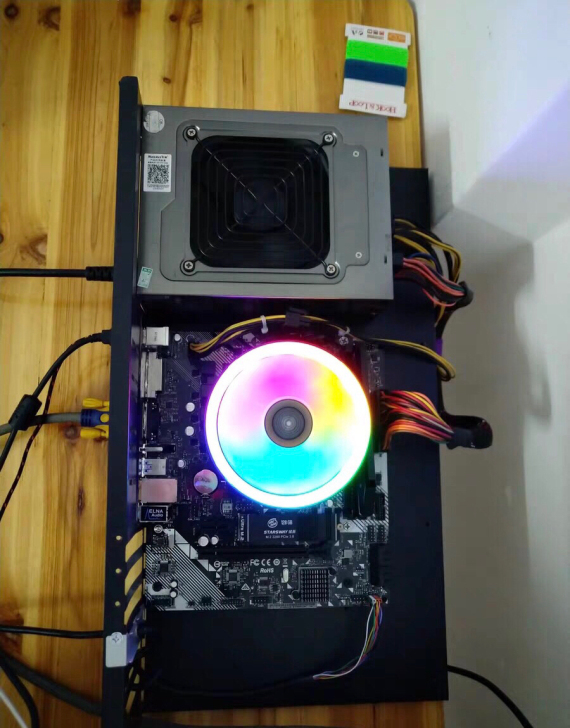 开放式机箱 台式机电脑机箱 架子主板电源支...
