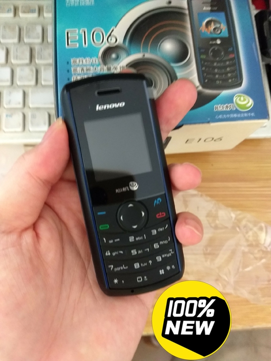 全新 库存联想E106直板按键手机 GSM...
