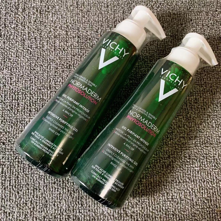 薇姿洗面奶净颜无瑕控油祛痘洁面啫喱200ml