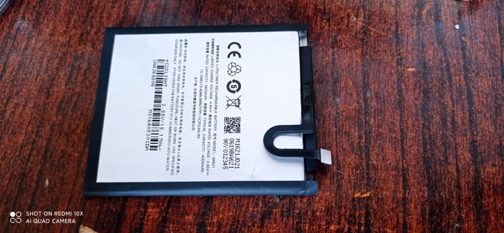 魅蓝note5电池0循环没有用过全新,我朋...