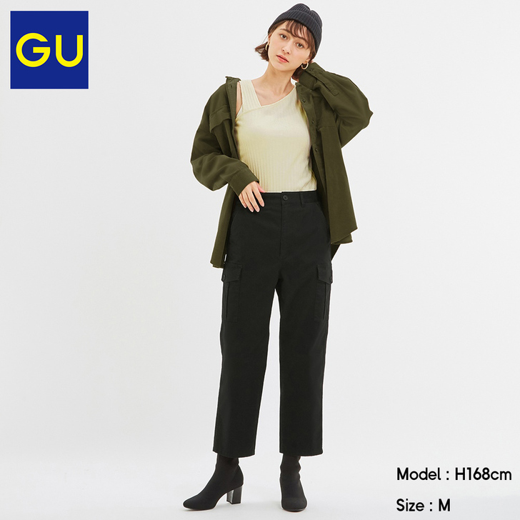 【双11狂欢价】GU极优女装工装裤2019...
