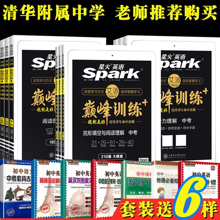 星火英语巅峰训练2021初中完形填空阅读理...