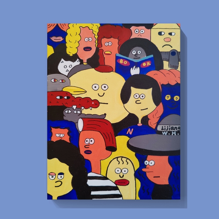 丽江无盒画院学生作品