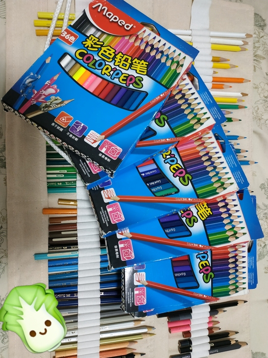 正品 马培德36色彩色铅笔全新6盒
