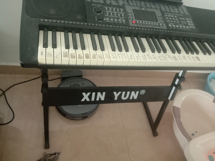 61健电子琴闲置处理 功能正常当面试机韵河...