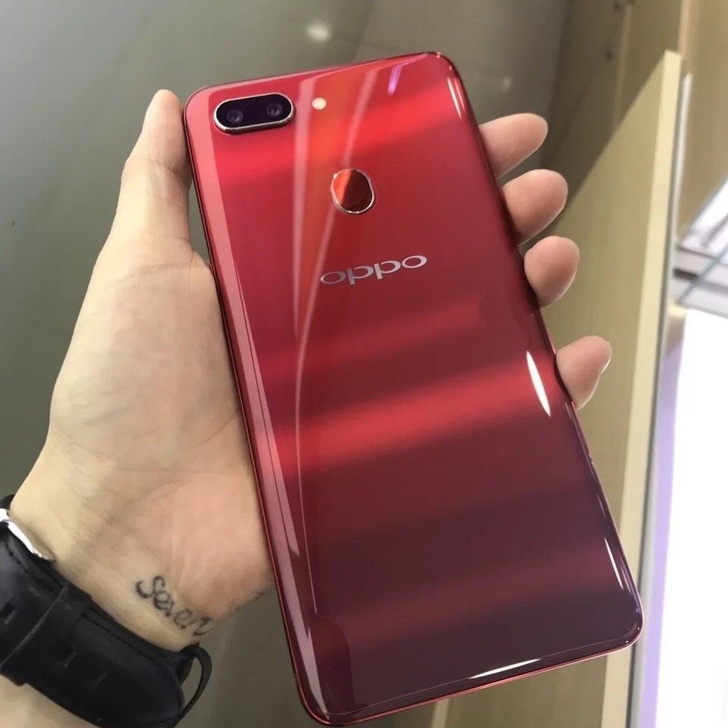 自用 二手手机OPPOR17魅力红屏幕指纹...
