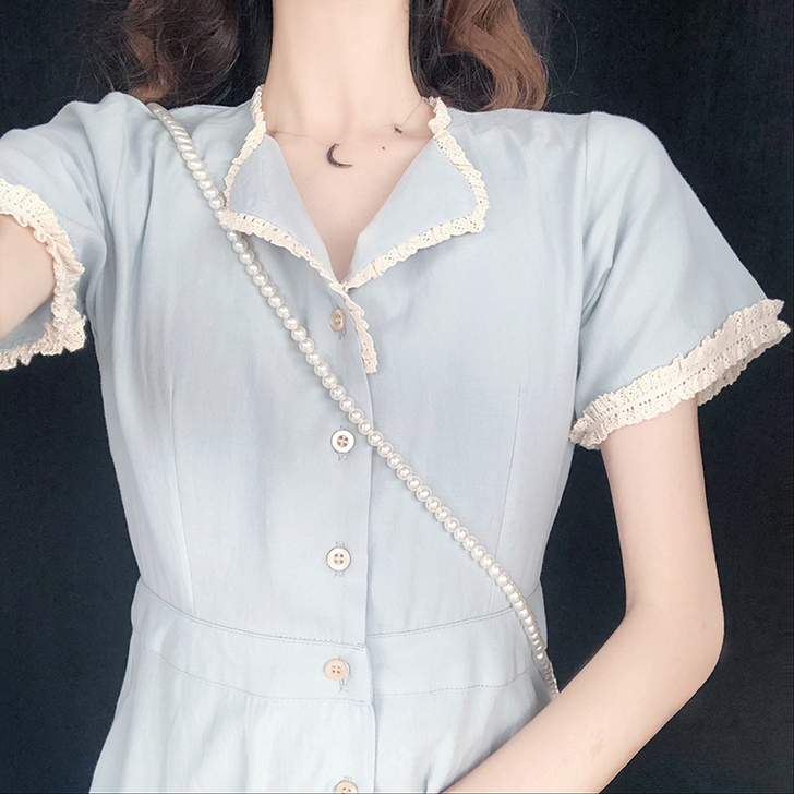 裙子仙女超仙森系女春装2020新款法式初恋...