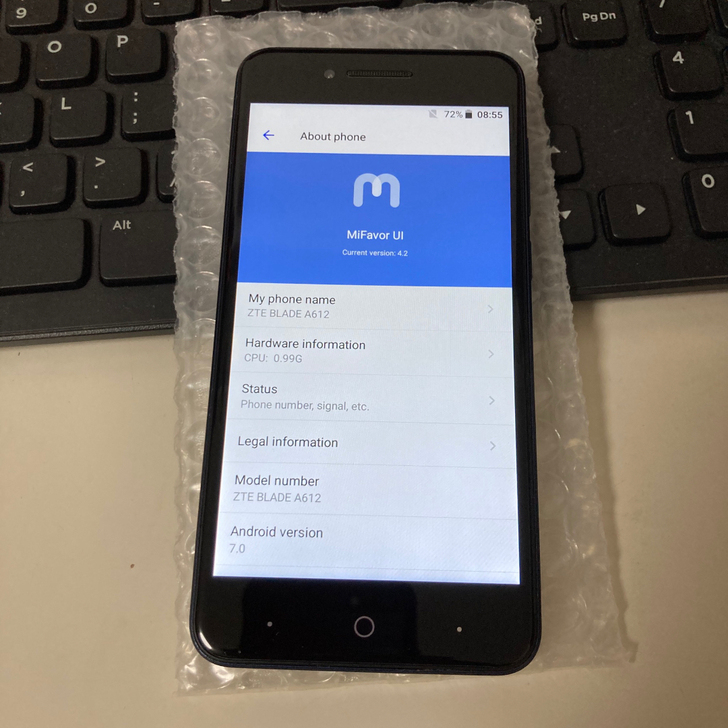 中兴 ZTE Blade A612 国际版...