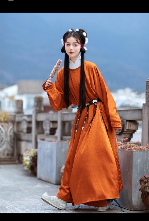 茶马古道【云涧】花朝记汉服 唐制复原款圆领...