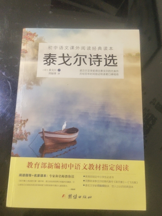 正版全新 《泰戈尔诗选》人民教育出版社 九...