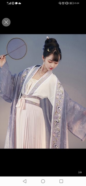 重回汉唐苜染汉服对襟上襦单件传统刺绣宋制长...