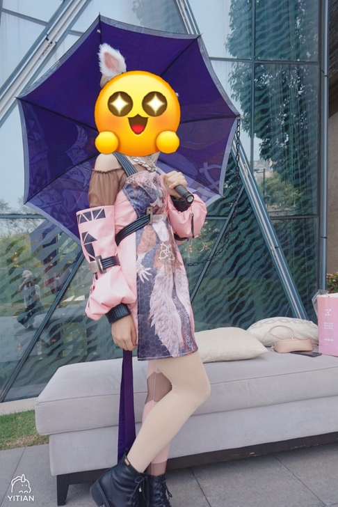 江南喵次的无限星尚官cos，只出过一次展子...