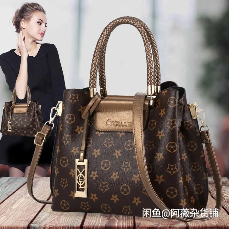 女士包包真软皮2021新款女士手提包简约百...