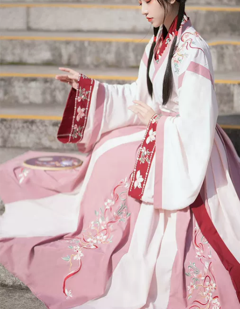 魏晋汉服 汉服魏晋夕瑶赋春樱赠女正品原创全...